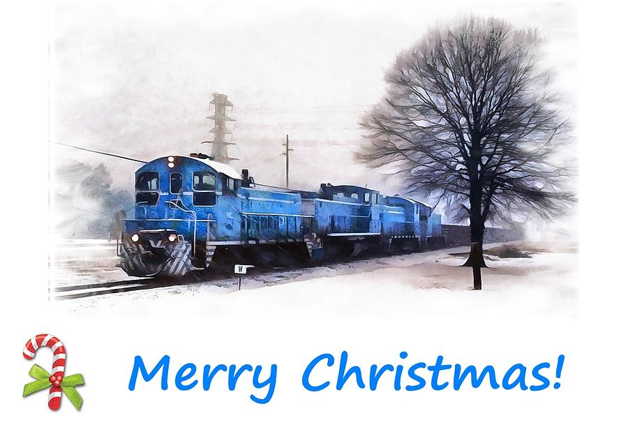 Christmas Train Photograph by Joseph C Hinson