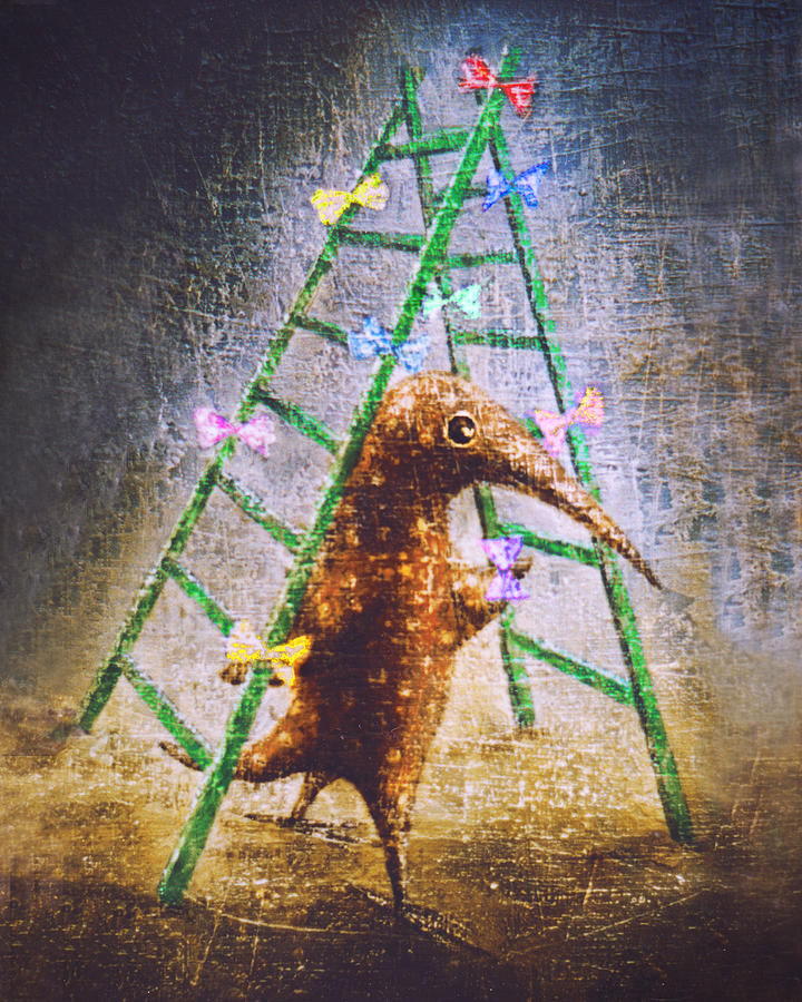 Fantasy Painting - Christmas Tree by Lolita Bronzini