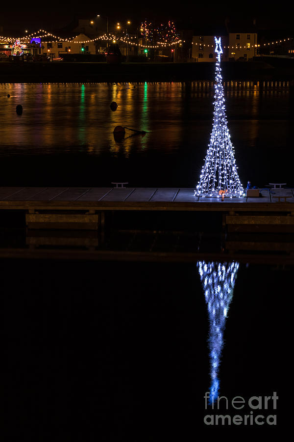Christmas tree of lights Photograph by Marc Daly