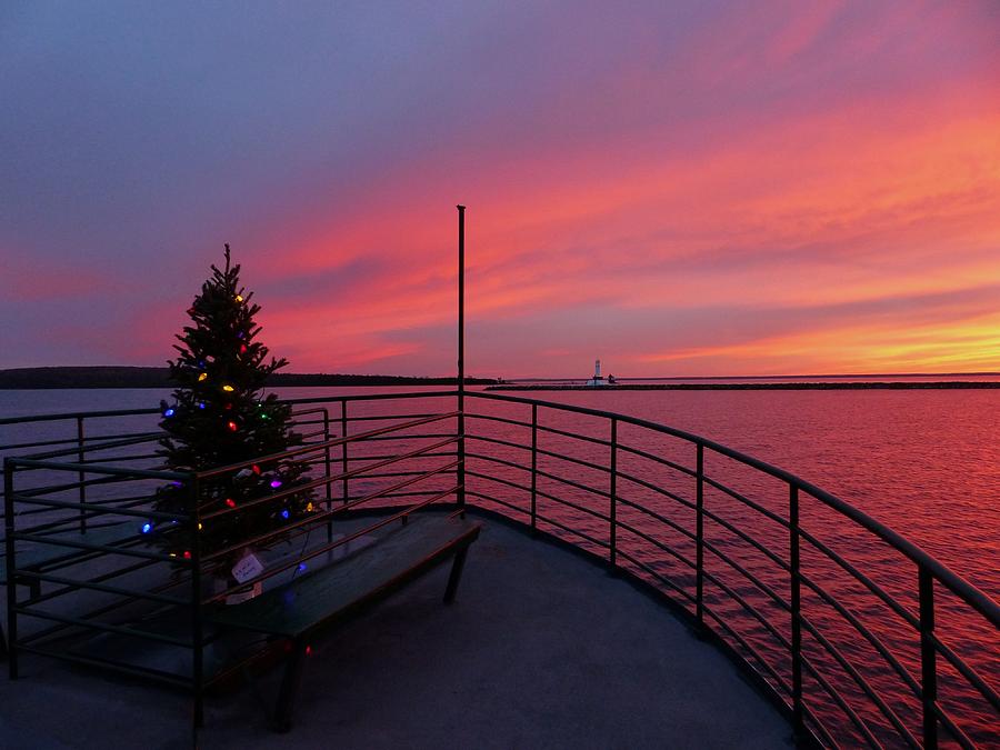 Christmas Tree Sunset Photograph By Robert Mcgreevy - Fine Art America