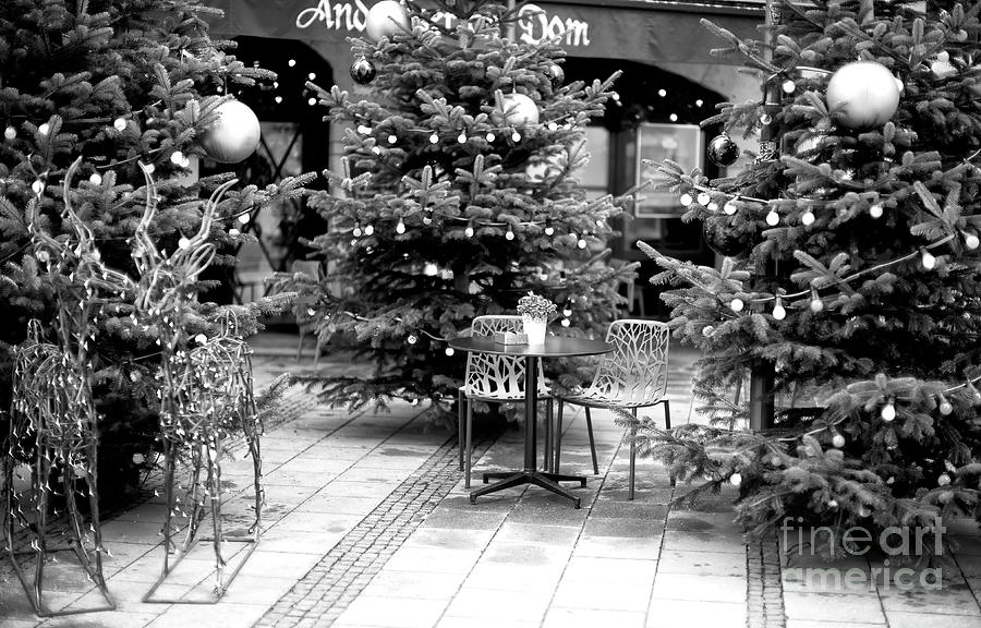 Christmas Tree Table in Munich Photograph by John Rizzuto