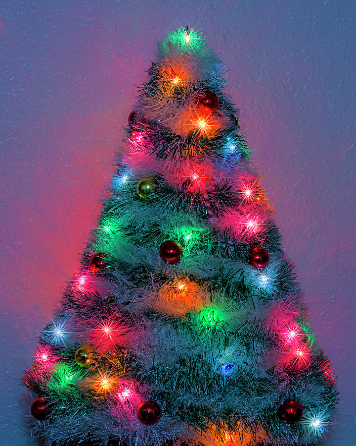 Christmas Tree v17 Photograph by Mark Myhaver
