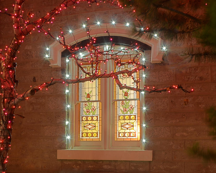 Christmas Photograph - Christmas Window by Kevin Ellis