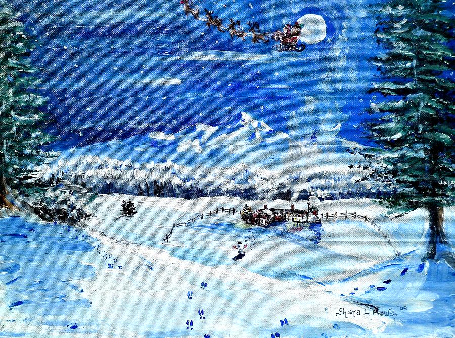 Christmas Wonderland Painting by Shana Rowe Jackson