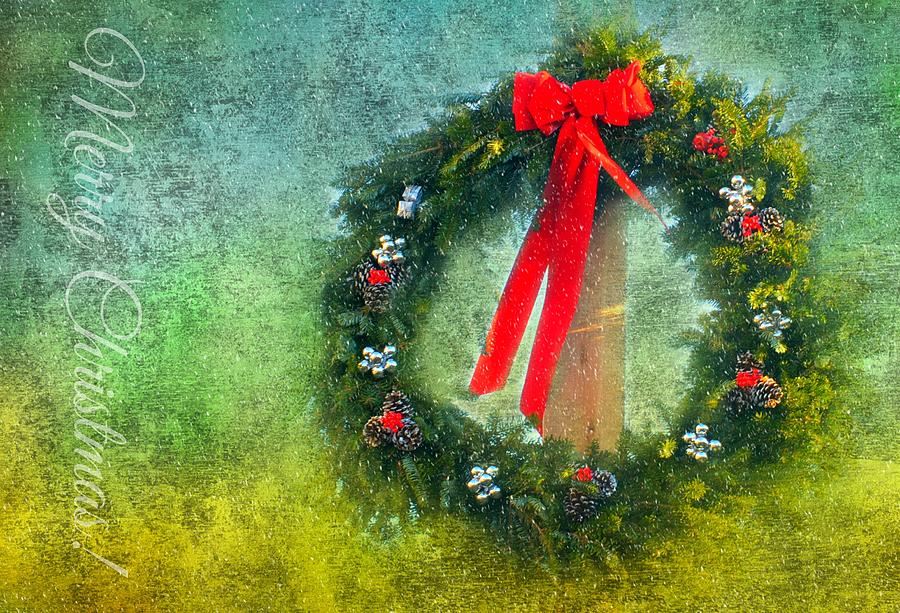 Christmas Wreath Photograph by Diana Angstadt