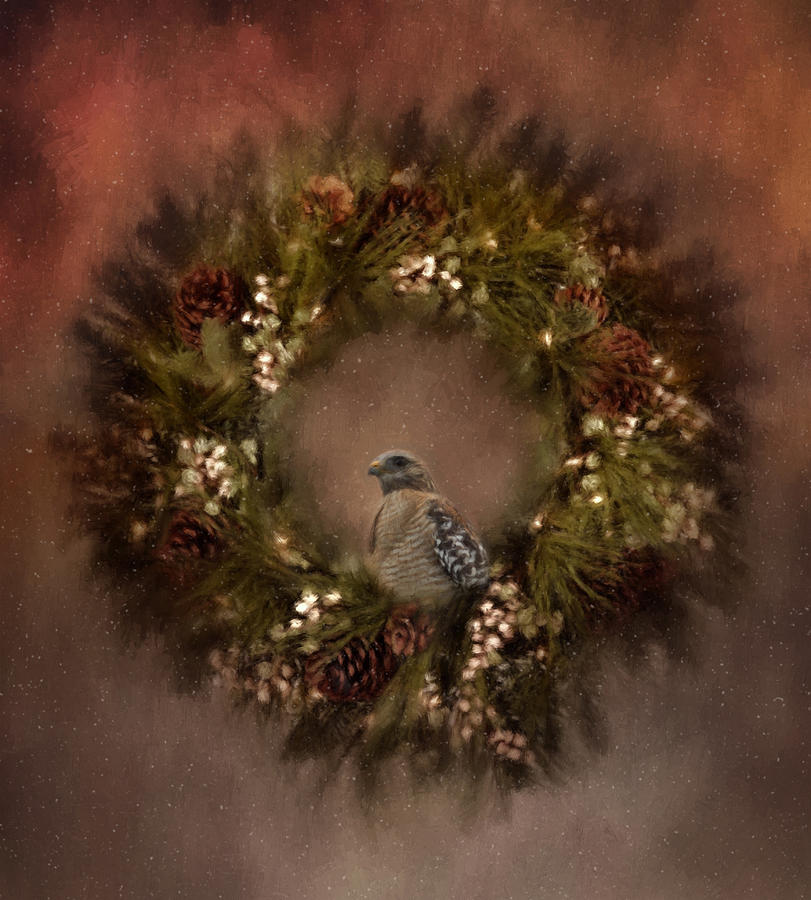 Christmas Wreath Photograph by Kim Hojnacki