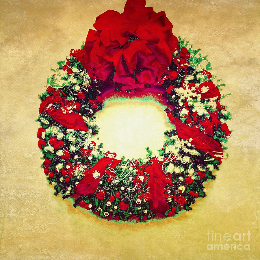 Christmas Wreath Photograph by Onedayoneimage Photography