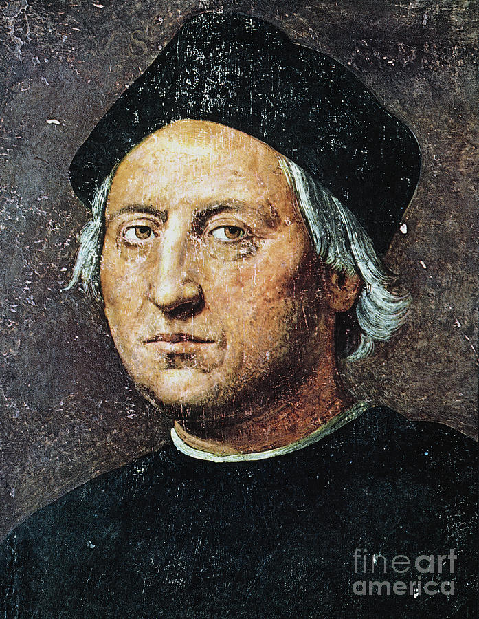 Christopher Columbus Painting by Granger
