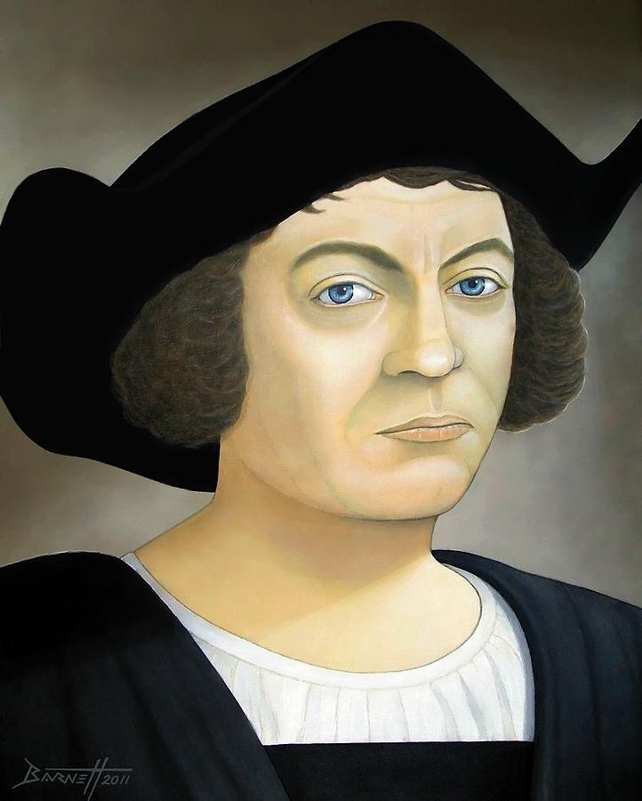 Christopher Columbus Painting - Christopher Columbus by Mark Barnett