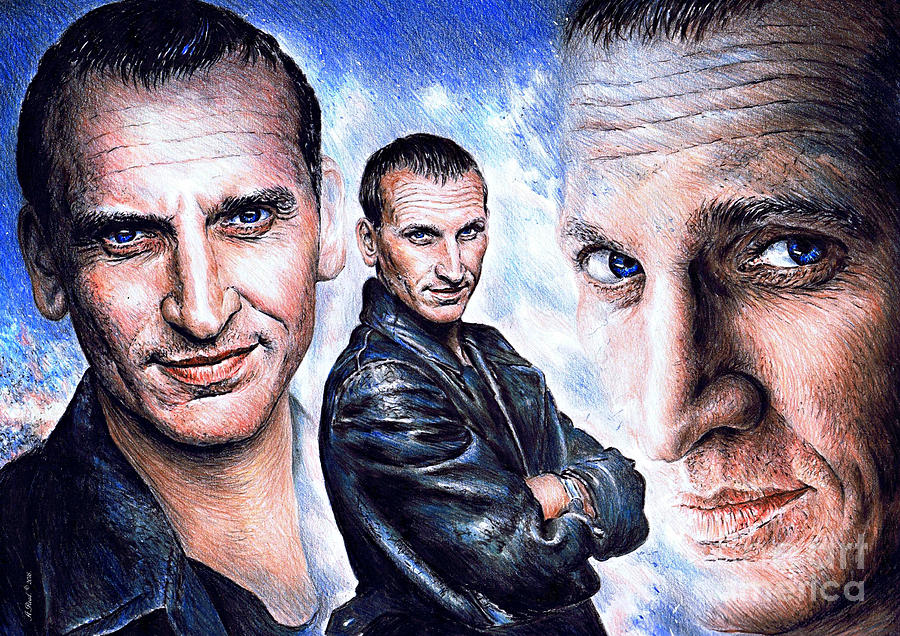 Christopher Eccleston Painting by Andrew Read