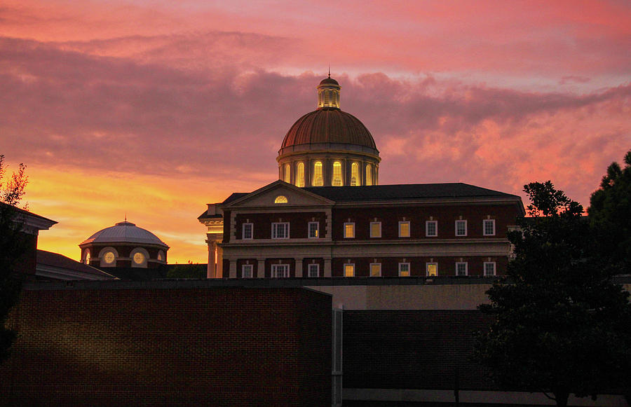 Christopher Newport University at Sunset Photograph by Ola Allen
