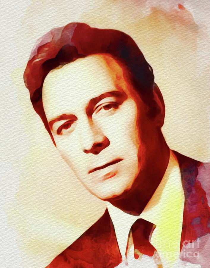 Hollywood Painting - Christopher Plummer, Movie Star by Esoterica Art Agency