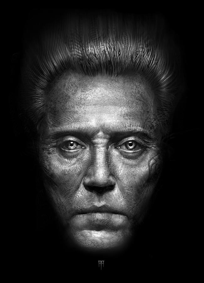 Christopher Walken Digital Art by Alex Ruiz