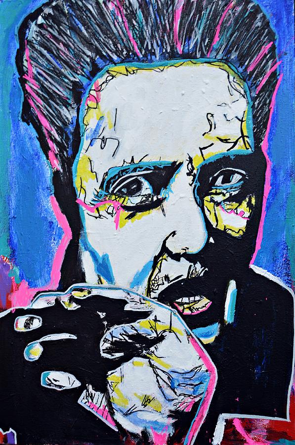 Christopher Walken Painting by Nicole Gavin - Fine Art America