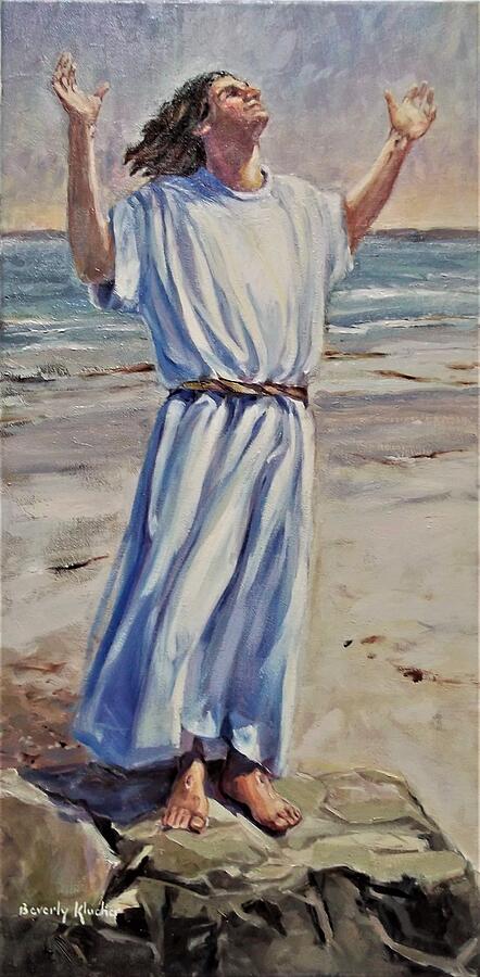 Spiritual Painting - Christs Resurrection by Beverly Klucher