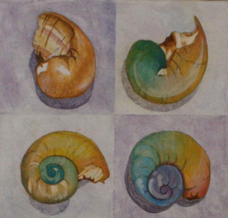 Nature Painting - Chromasnail by Claudia Stewart