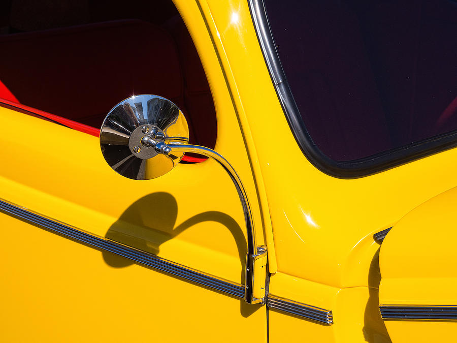 Chrome Mirrored to Yellow Photograph by Gary Karlsen