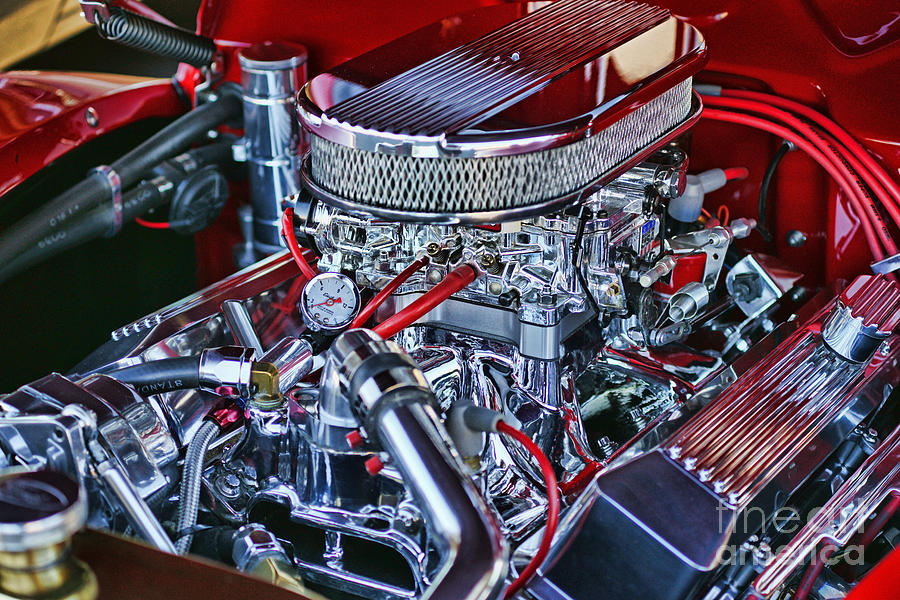 Chromed Engine Photograph by Randy Harris - Fine Art America