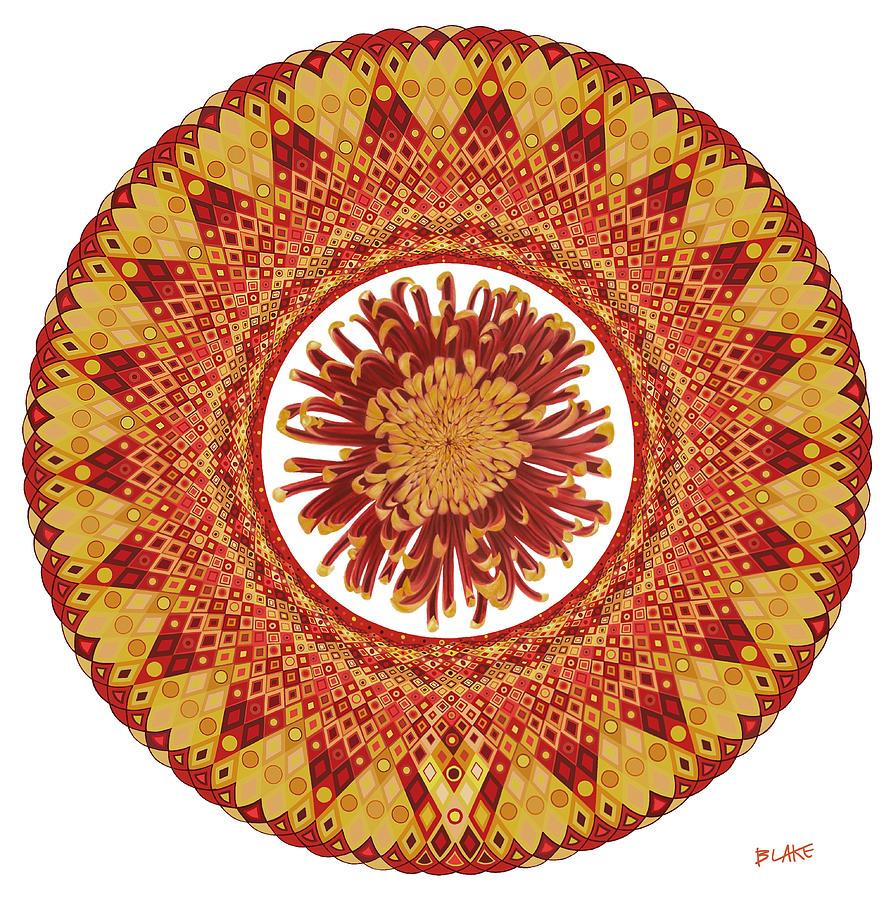 Fall Digital Art - Chrysanthemum by Blake Ahalt