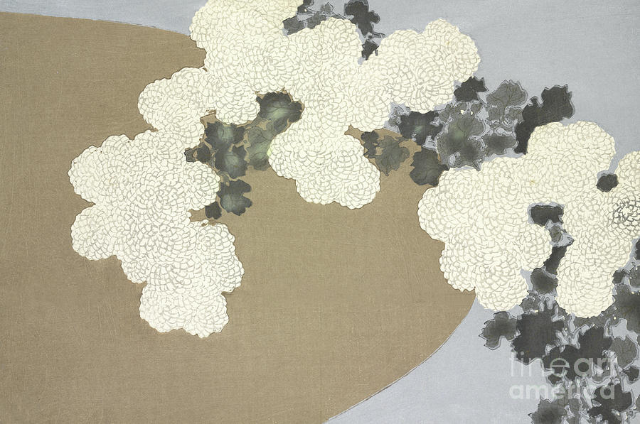 Chrysanthemums Painting by Kamisaka Sekka