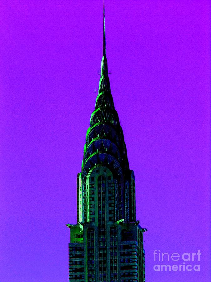 Chrysler Building Abstract Photograph by Jacqueline M Lewis