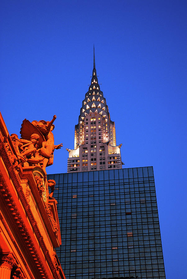 Chrysler Building and Grand Central  Photograph by James Kirkikis