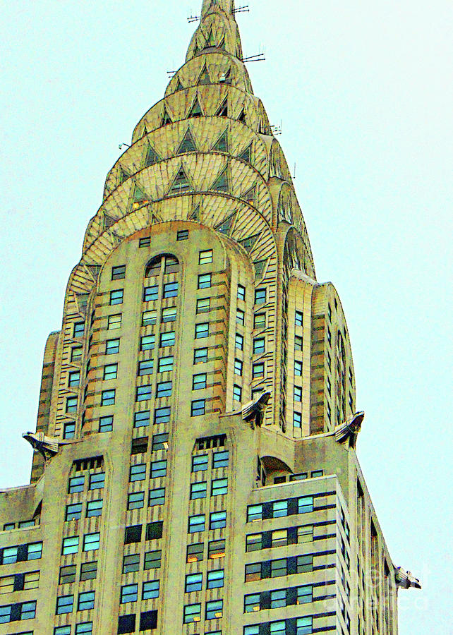 Chrysler Building Digital Art by Darcy Dietrich