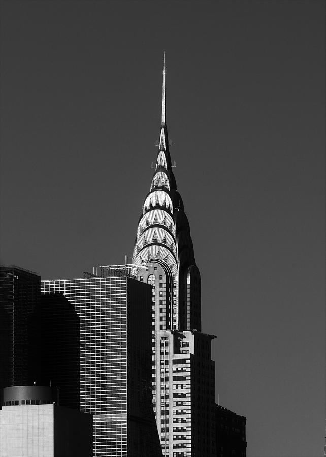 Chrysler Building in Monchrome Photograph by Jack Riordan
