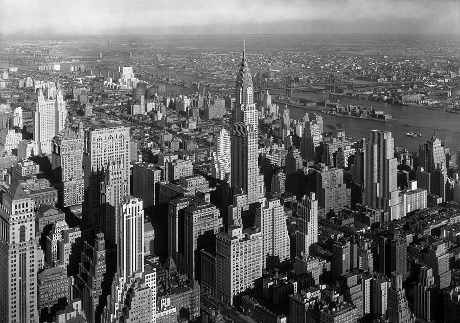 Chrysler Building - Manhattan Skyline - 1932 Photograph by War Is Hell Store