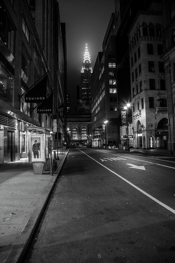 Chrysler Building NYC and Street Photograph by John McGraw