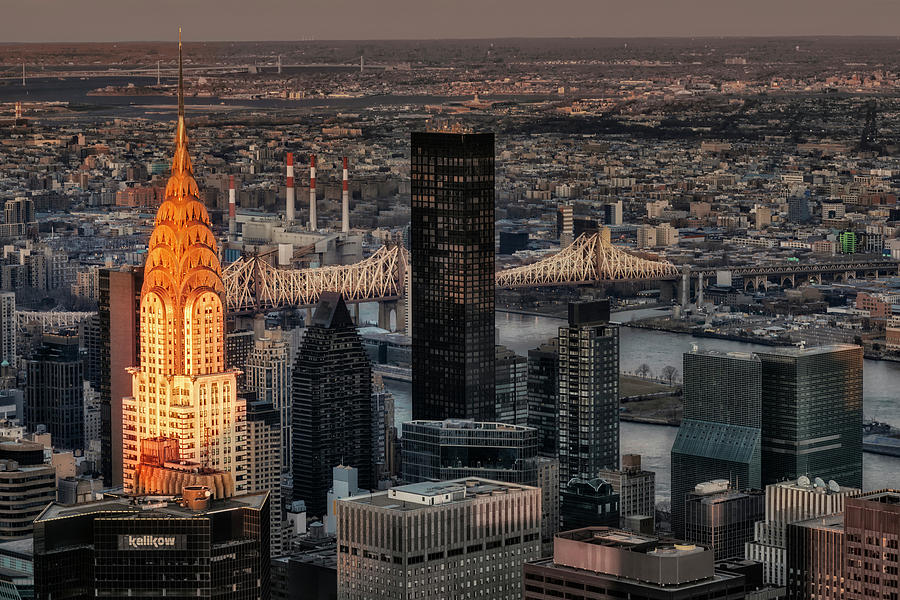 Chrysler Building NYC Sunset Photograph by Susan Candelario