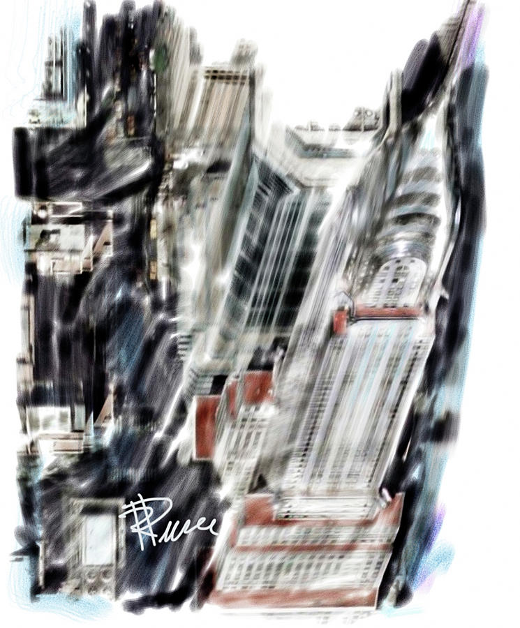Chrysler Building Digital Art by Russell Pierce