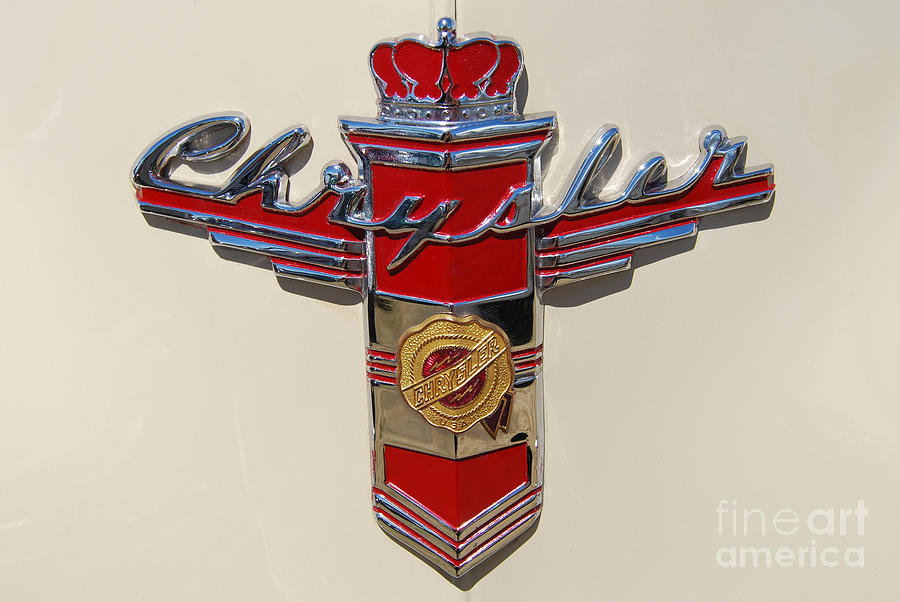 Chrysler Hood Logo Photograph by Larry Keahey