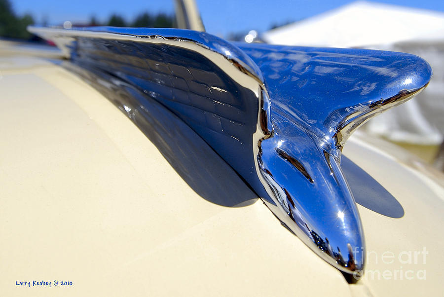 Chrysler New Yorker Deluxe Hood Ornament Photograph by Larry Keahey