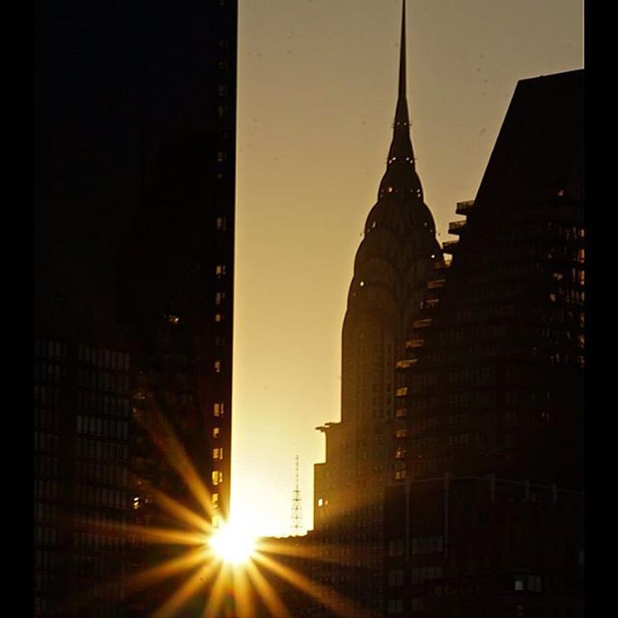 New York City Photograph - Chrysler Sunburst #ny #nyc #nycgo by Picture This Photography