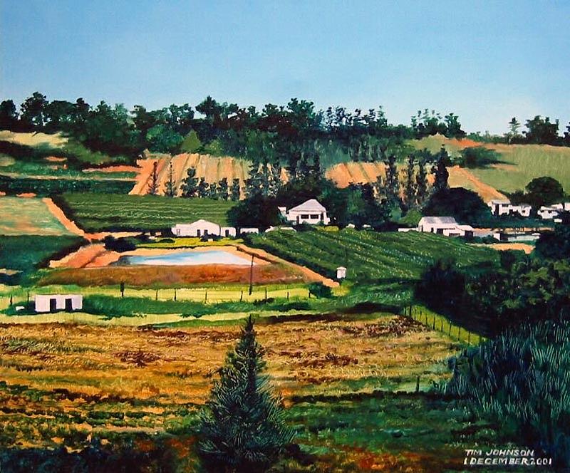 Chubbys Farm Painting by Tim Johnson