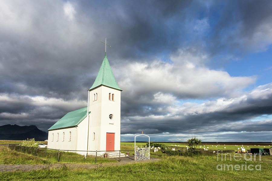 Chuch in Icleand Photograph by Didier Marti