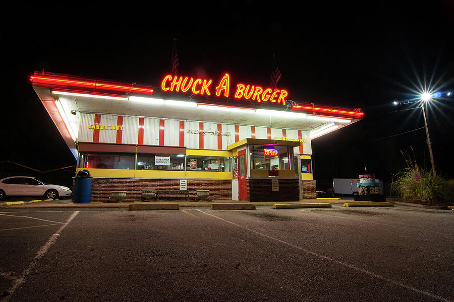 Chuck  A Burger Photograph by Steve Stuller