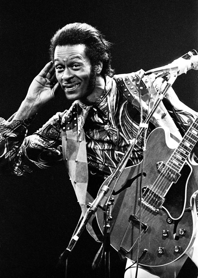 Chuck Berry 1973 Photograph by Chris Walter