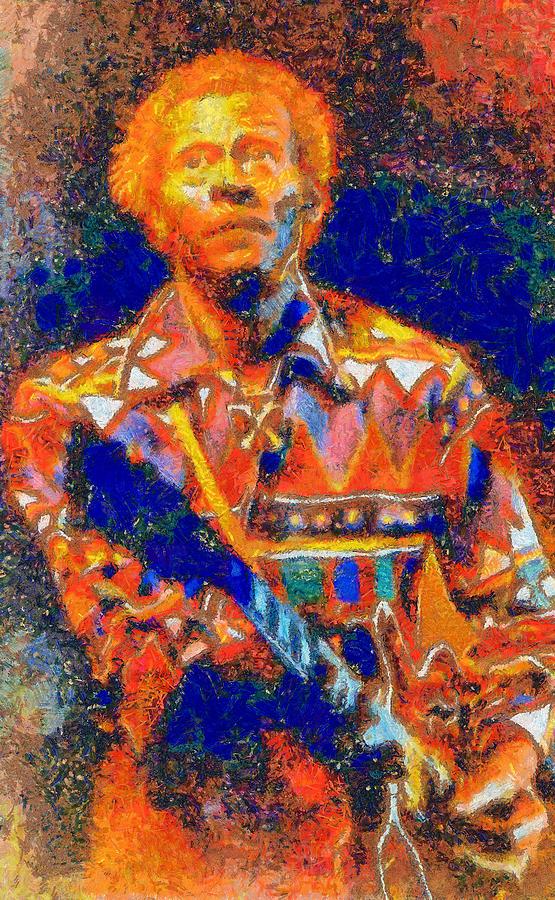 Chuck Berry Tribute Digital Art by Caito Junqueira
