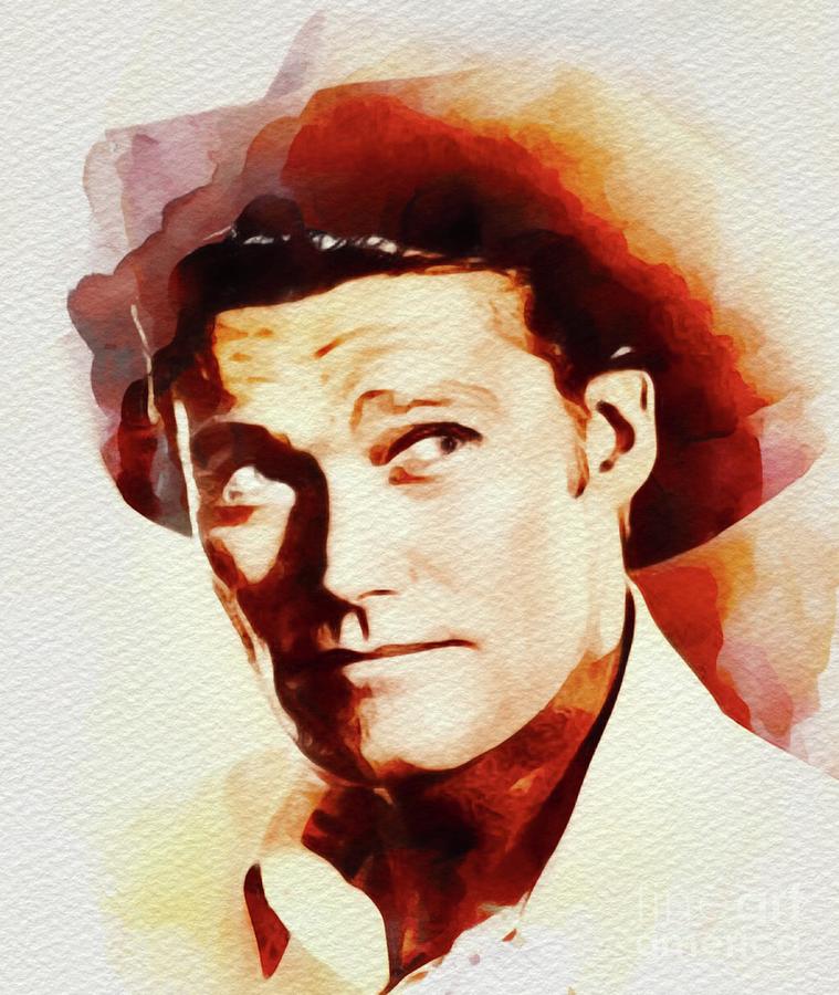 Hollywood Painting - Chuck Connors, Hollywood Legend by Esoterica Art Agency