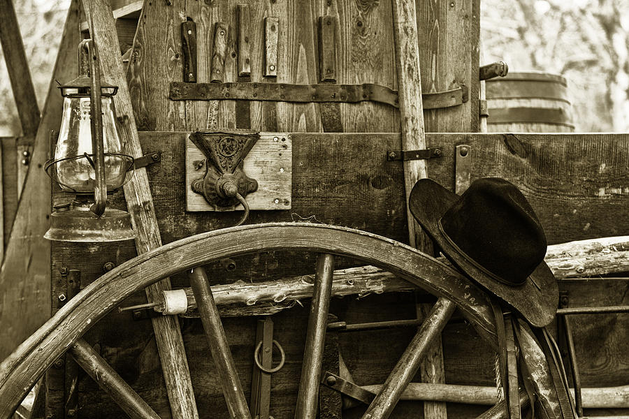 Chuck wagon Tools of the Trade Photograph by Toni Hopper