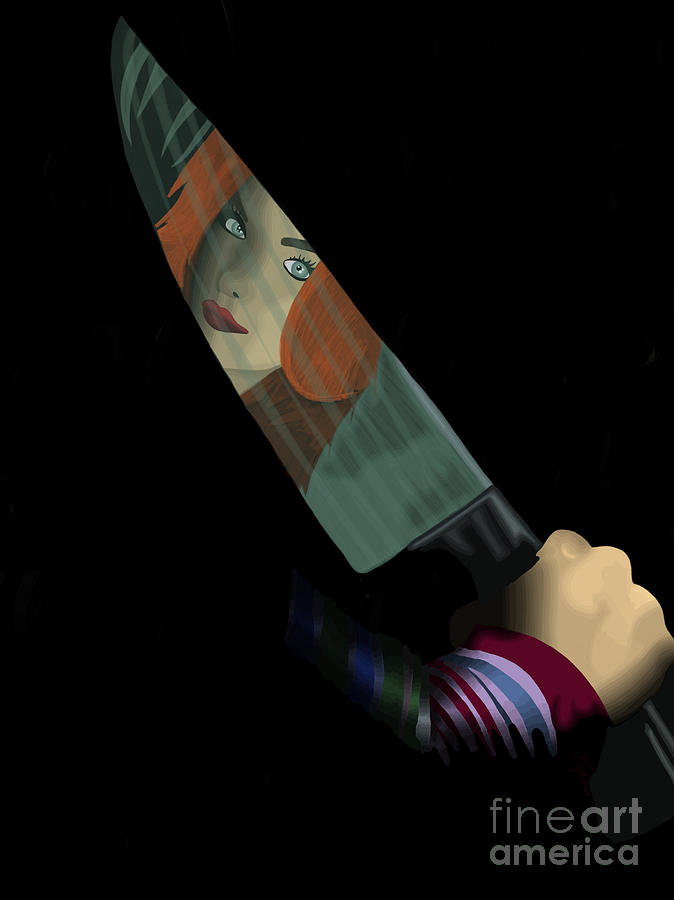 Chuckys Knife Digital Art by Peyton Lease