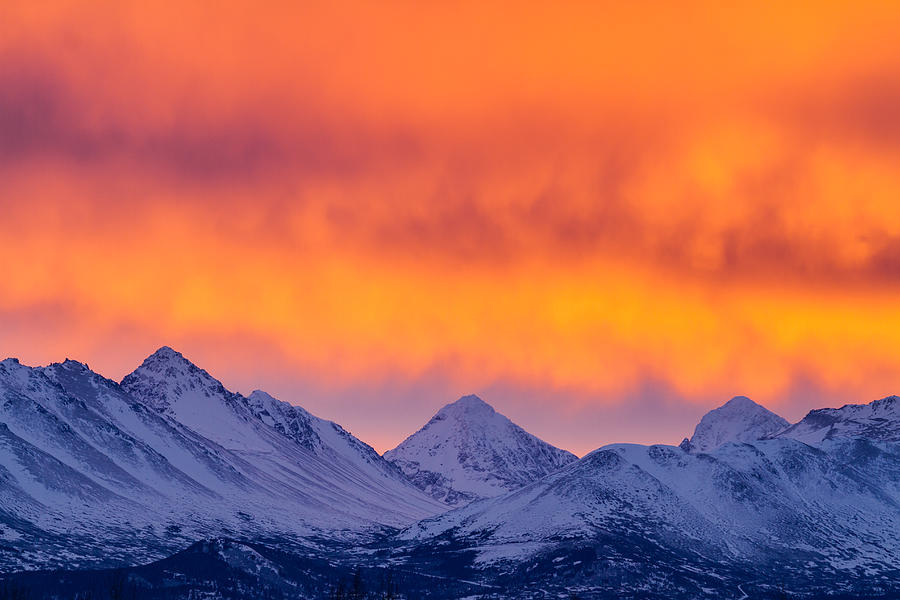 Chugach Sunrise Photograph by Scott Slone