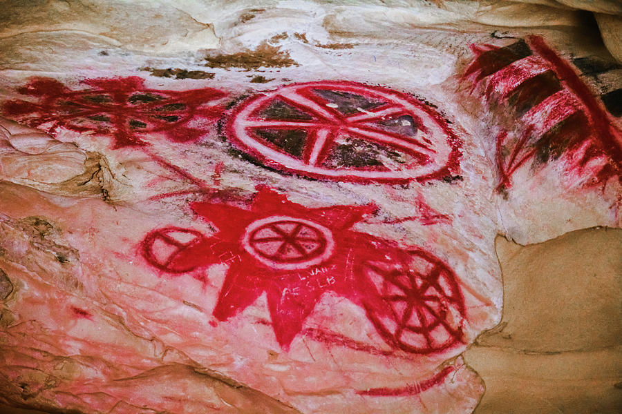 Chumash Painted Cave Pictographs Photograph by Kyle Hanson