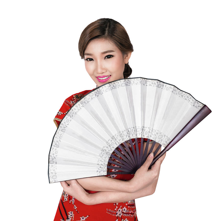 Chunese lady in chinese dress Photograph by Anek Suwannaphoom