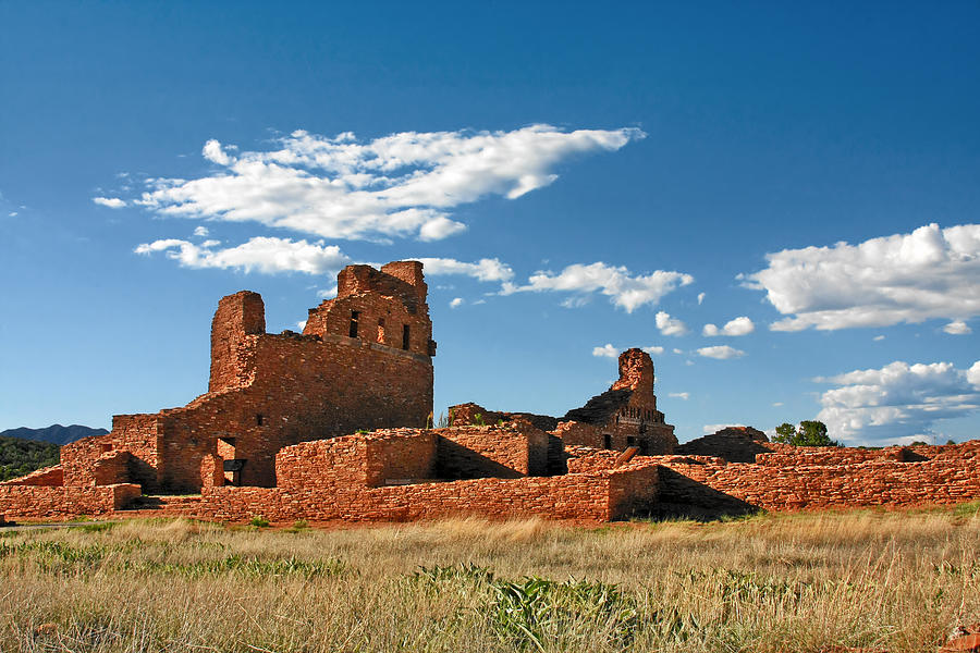 Architecture Photograph - Church Abo - Salinas Pueblo Missions Ruins - New Mexico - National Monument by Alexandra Till