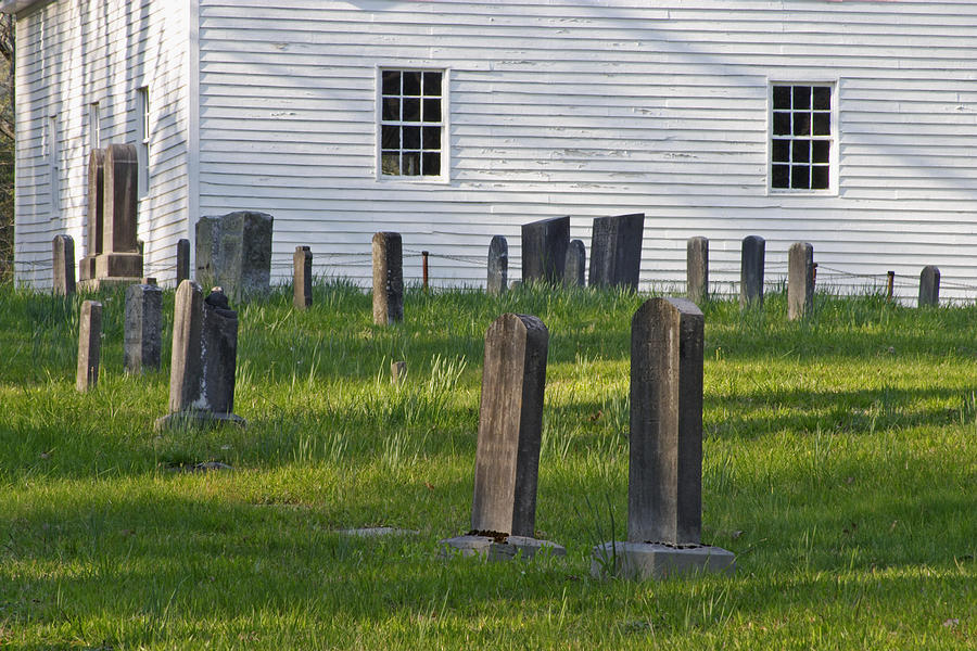 Church and cemetery Photograph by Harold Stinnette
