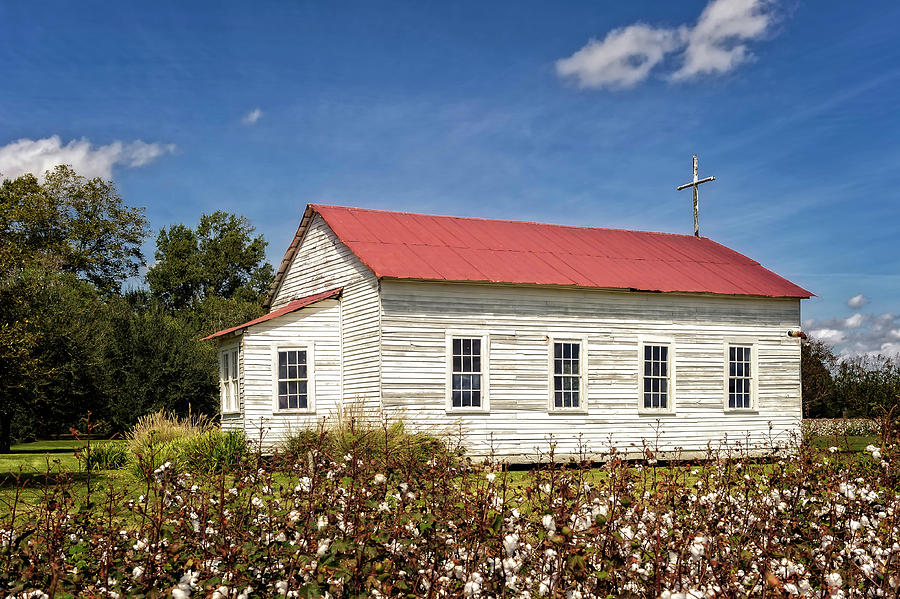 Church at Frogmore Plantation Photograph by Frank J Benz - Fine Art America