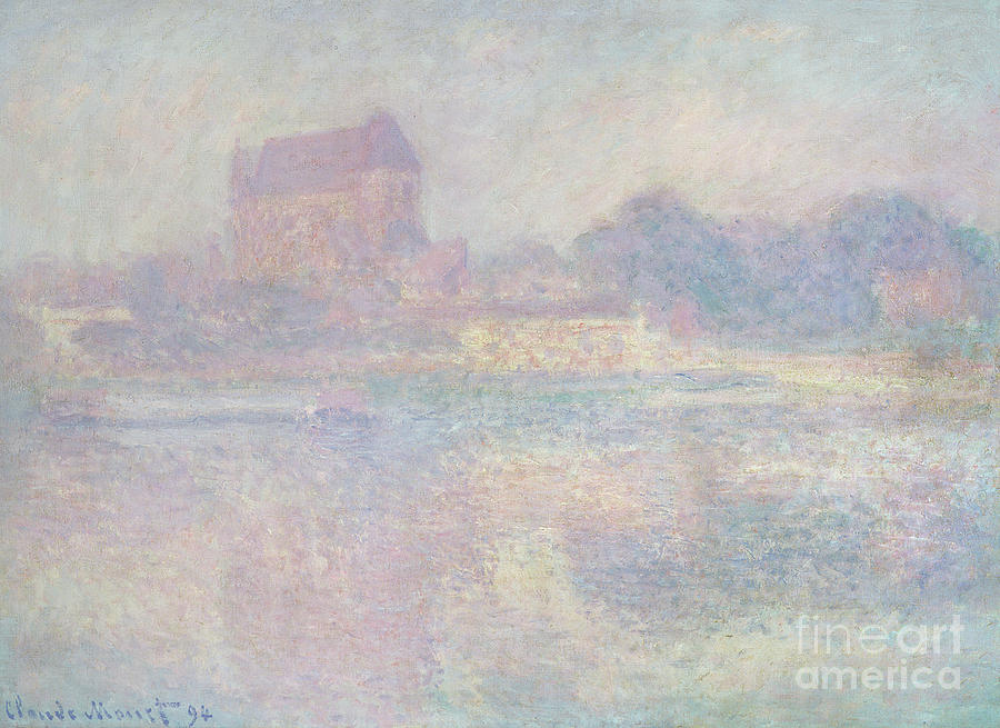 Church at Vernon  In the Fog Painting by Claude Monet